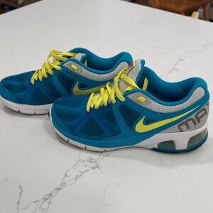 Nike Blue and Yellow Sneakers